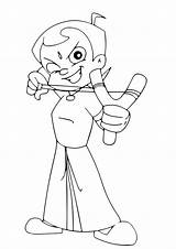 Chhota Bheem Firing Sling Shot coloring page  ColouringPages sketch template