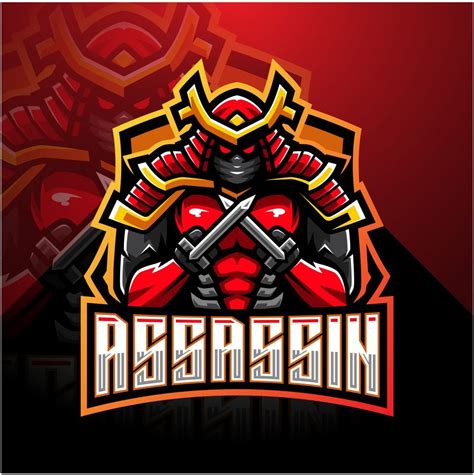 Free Assassin Esports Gaming Clan Mascot Logo – GraphicsFamily
