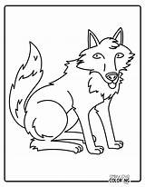 Wolf Coloring Pages Free PDF Printables  Simply Love sketch template