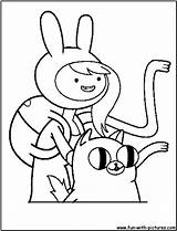 Coloring Pages Adventure Time sketch template