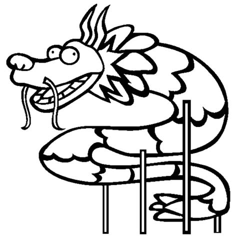 Chinese Dragon Dance Coloring Pages - NetArt | Dance coloring pages, Dragon coloring page ...