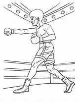 Boxing Coloring Page For Kids 11415716 Vector Art At Vecteezy sketch template