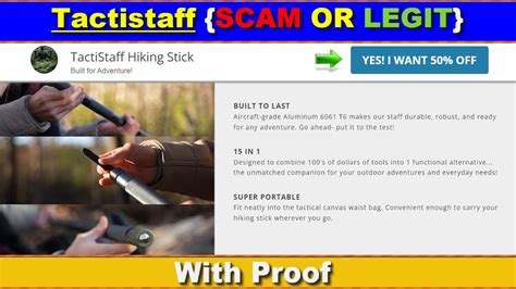 Tactistaff Reviews (Nov 2023) - Want To Know Is TactiStaff Hiking Stick Legit Or Scam? Check It ...