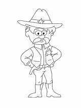 Sheriff coloring Pages sketch template
