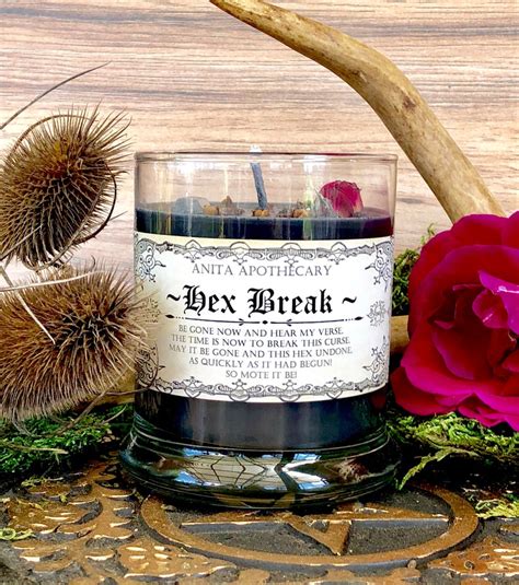 Hex Break Uncrossing candle Witches spell candle spell | Etsy