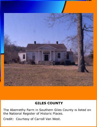 Giles County Slideshow | Tennessee Encyclopedia