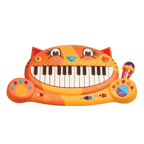 Meowsic | Interactive Cat Piano & Microphone | B. toys