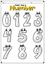 Printable Number Sheets Coloring Pages sketch template
