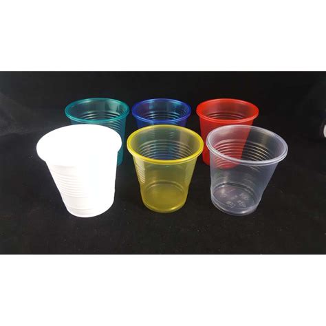 6oz (175ml) Plastic Disposable Color Cup 50pcs / Party Cup 6oz ...