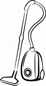 Vacuum Clip Clipart Coloring Chores Pages Chore Cliparts Vacume  sketch template