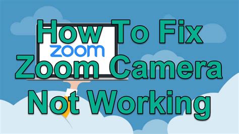 How To Fix Zoom Camera Not Working - EasyPCMod