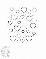 Free Small Heart Coloring Page Template To Edit Online sketch template
