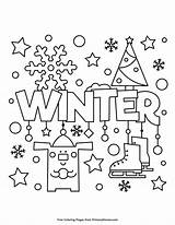 Winter Coloring Pages sketch template