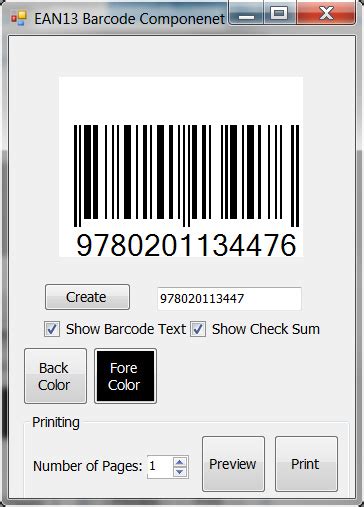 EAN13 Barcode Control - CodeProject