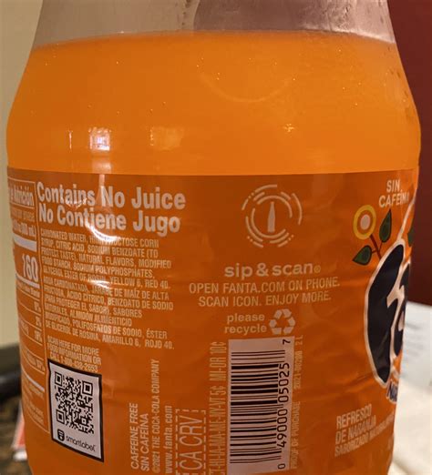 Fanta in America doesn't contain any juice : r/mildlyinteresting