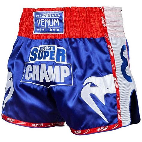 Venum Super Champ Muay Thai Shorts Blue