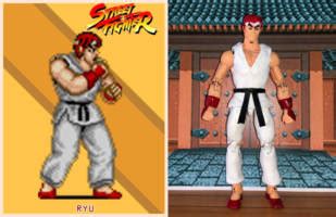 Ryu (Street Fighter) Custom Action Figure