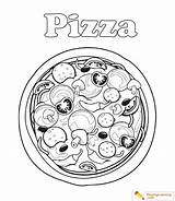 Printable Pizza Coloring Pages Web Download And Print These pizza  sketch template