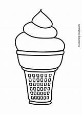Free Coloring Pages Of Ice Cream Cones sketch template
