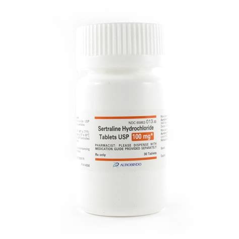 Sertraline HCl, 100mg Tablets, 30/Bottle | McGuff Medical Products