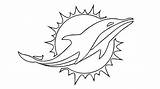 Miami Dolphins Printable Coloring Pages sketch template