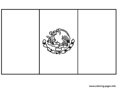 Mexican Flag Free Coloring Pages Printable