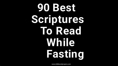 90 Best Bible Verses To Read When Fasting - Bible and Prayers