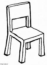 Wooden Chair coloring page sketch template