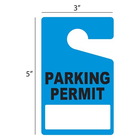 Parking Permit Template