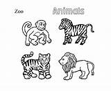 Free Animals Coloring Pages Zoo To Kids sketch template