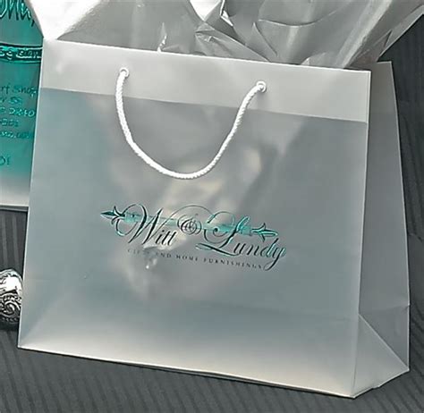 Frosted Clear Plastic Euro Style Bag