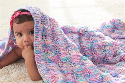 Baby Ripple Afghan - Patterns | Baby blanket knitting pattern, Knitted baby blankets, Free baby ...