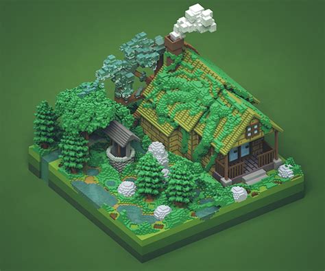 Voxel Art - 2 on Behance