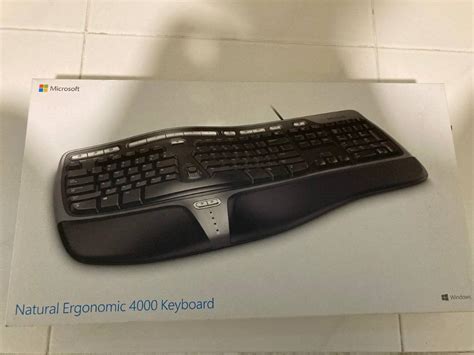 Microsoft Ergonomic 4000 Keyboard, Computers & Tech, Parts ...