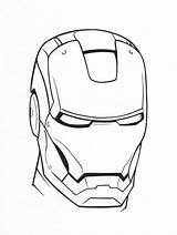 Iron Man Face Coloring Pages  ColoringMecom sketch template
