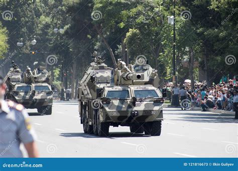 BAKU, AZERBAIJAN - JUNE 26 2018 - Military Parade in Baku, Azerbaijan ...