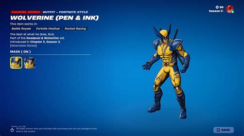 How to get Wolverine (Pen & Ink) skin in Fortnite