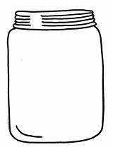 Glass Jar Pages Coloring sketch template