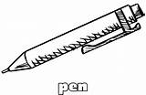 Pen Coloring Pages To Print  Free Printable sketch template