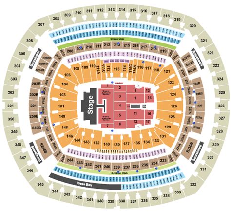 MetLife Stadium, Kenny Chesney 2024 Seating Chart | Star Tickets