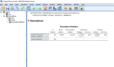 normality test spss skewness kurtosis - Lillian MacDonald