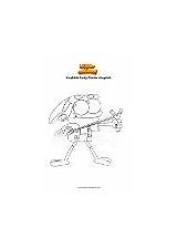 Coloring page Amphibia Sprig Plantar slingshot  Supercoloredcom sketch template