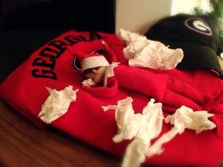 Devastated UGA Fan Elf | cried himself to sleep after the Bu… | Flickr