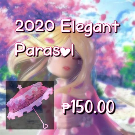 2020 Elegant Parasol - Royale high | Lazada PH