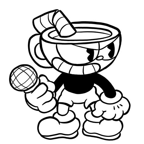 How To Draw Cuphead Indie Cross Friday Night Funkin Characters Mods ...