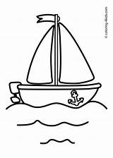 Boat sailing Ship coloring Pages For Kids Transportation  Free sketch template