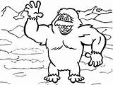 Printable Yeti Coloring Pages PDF  Coloringfoldercom sketch template