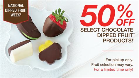 Edible Arrangements: 50% Off Select Chocolate Dipped Fruits ...