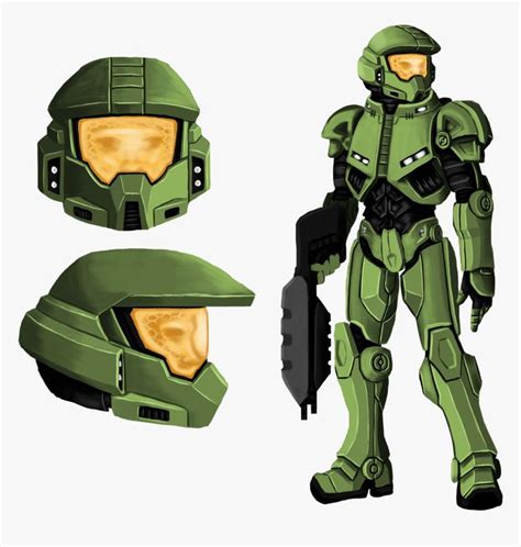 Design Sketches For The Master Chief Redesign - Halo Combat Evolved ...