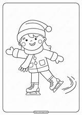 Free Printable Ice Skating Coloring Pages  Boringpopcom sketch template
